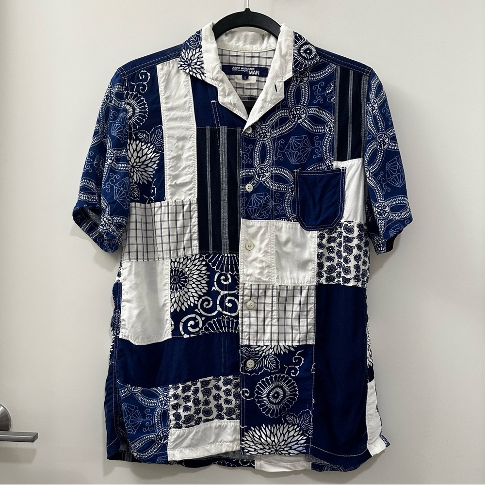 Rare Junya Watanabe x CDG Graphic Print Short Sleeve Shirt